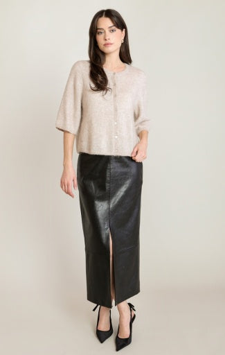 SHORT SLEEVE CARDIGAN