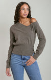 OFF-SHOULDER SWEATER