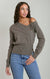 OFF-SHOULDER SWEATER