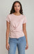 CROSS BUTTON WRAP TOP