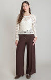 BUTTON UP CROCHET TOP