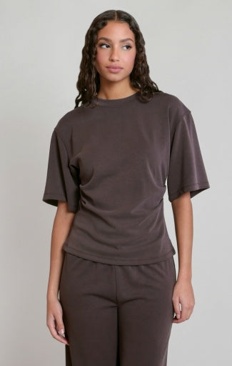 PLEATED WAIST TOP
