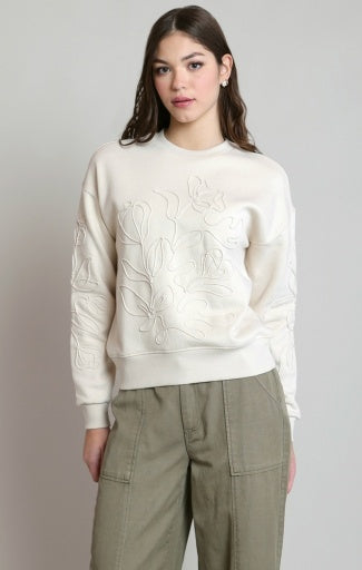 EMBROIDERED SWEATSHIRT