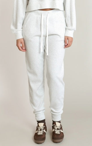 SOFT RIBBED JOGGER