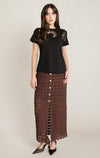 LACE EMBROIDERY T-SHIRT