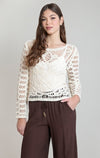 BUTTON UP CROCHET TOP