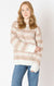 Pull à motifs oversize