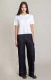 STITCHING DETAIL DENIM PANT