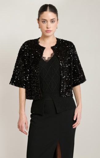 SEQUIN CARDIGAN