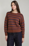 STRIPE CREWNECK SWEATER