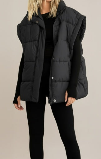 QUILTED BOXY VEST