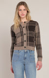 PLAID CARDIGAN