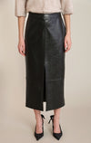 FAUX LEATHER SKIRT