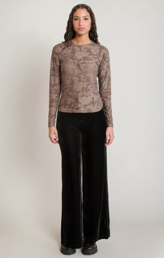 FLORAL LONG SLEEVE TEE