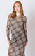 Round neck fishnet top