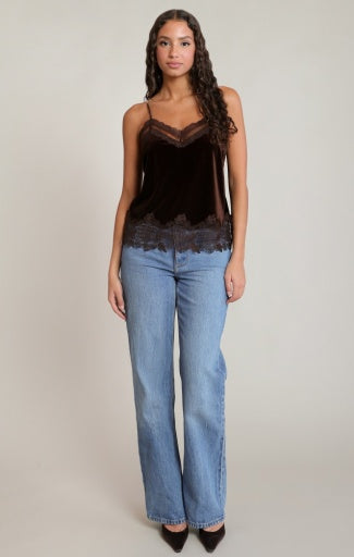 VELVET LACE CAMI