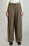 PLEAT DRAWSTRING PANT