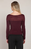 BOAT NECK SHEER TOP