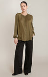 BUTTON FRONT BLOUSE