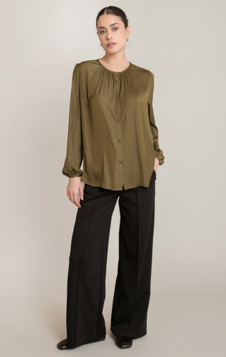 BUTTON FRONT BLOUSE