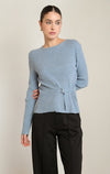 BUCKLE KNIT TOP