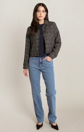 PLAID JACKET