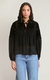 SHEER LACE BLOUSE