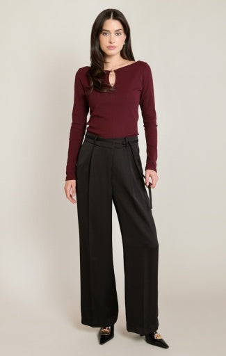 BELTED PANT