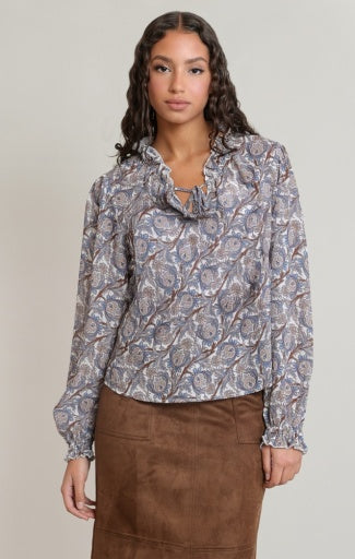 BALLON SLEEVED BLOUSE