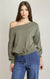 FLORAL EMBROID SWEATSHIRT