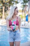 Beach towel - ISLAND FLOWERS''