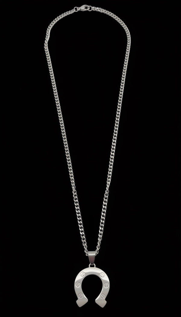 Pendentif Indomptable Argent Mat 22"
