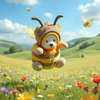 Ziggy abeille – Peluche de Bukowski Bears