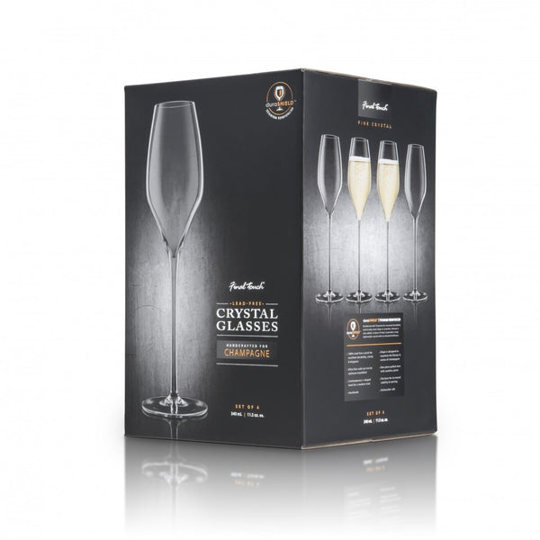 Verres à champagne en cristal | Final Touch | La Maison du Bleuet