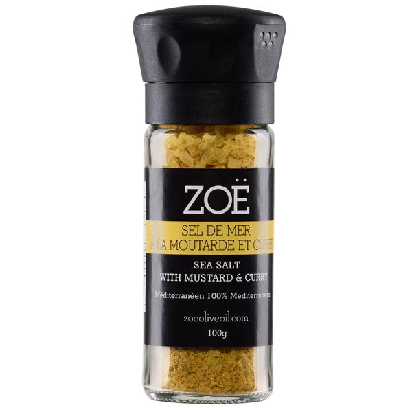 Sel infusé à la moutarde et curry 100g | Zoé | La Maison du Bleuet