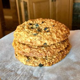 Biscuits aux bleuets sauvages séchés