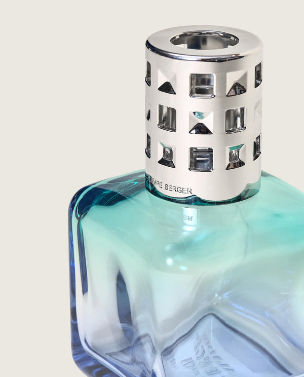 Coffret lampe Berger Glaçon turquoise-bleu – Air Pur – Maison Berger