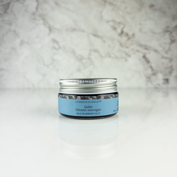 Gelée de bleuets sauvages 90 ml - La Maison du Bleuet