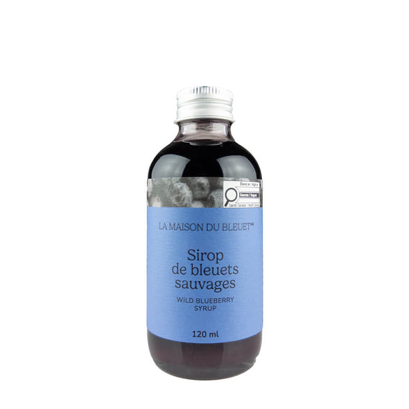 Sirop de bleuets sauvages