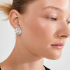Boucles d’oreilles HAZE plaquées argent