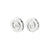 Boucles d’oreilles HAZE plaquées argent