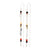 DAWN chain earrings silver - plated