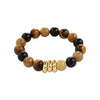 UNFOLD bracelet brown/plaqué or