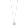 (W) Collier : Ember : Plaqué argent : Cristal