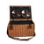 Wicker picnic basket for 6 people with insulated lining