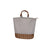 Cream Wicker Oval Base Insulated Picnic Bag
