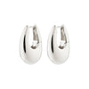 AUTUMN chunky retro hoop earrings