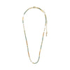 Collier ALISON brun, plaqué or