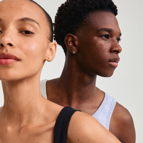 ANDRE gold-plated earrings