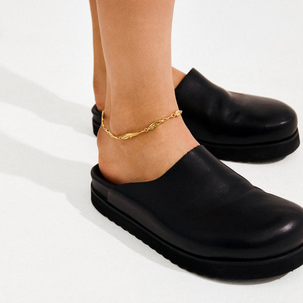 ARIF ankle chain gold-plated